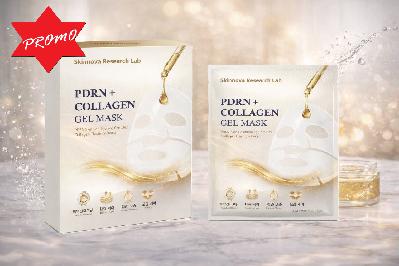 Skinnova PDRN Repair + Collagen Hydrogel Mask (32g x 4) (Special Offer 5-box Set with Free Shipping)